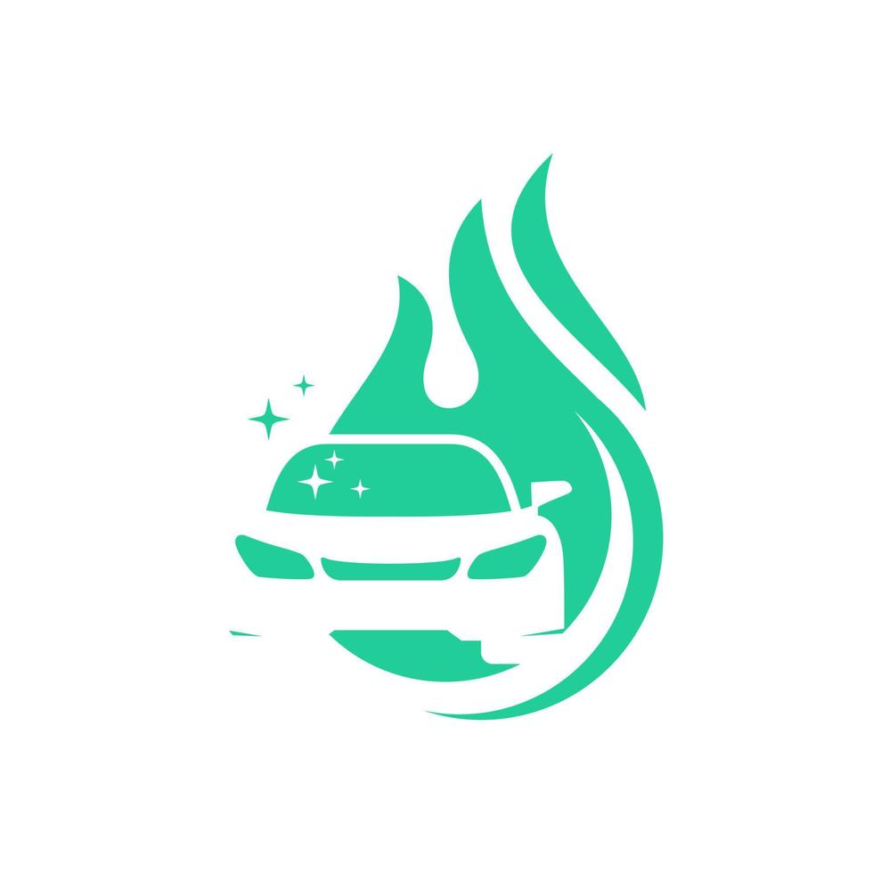 plantilla de vector de diseño de logotipo de lavado de coches