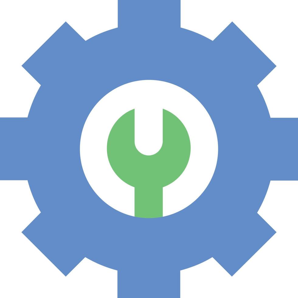 Setting Repair Technical Support Service vector