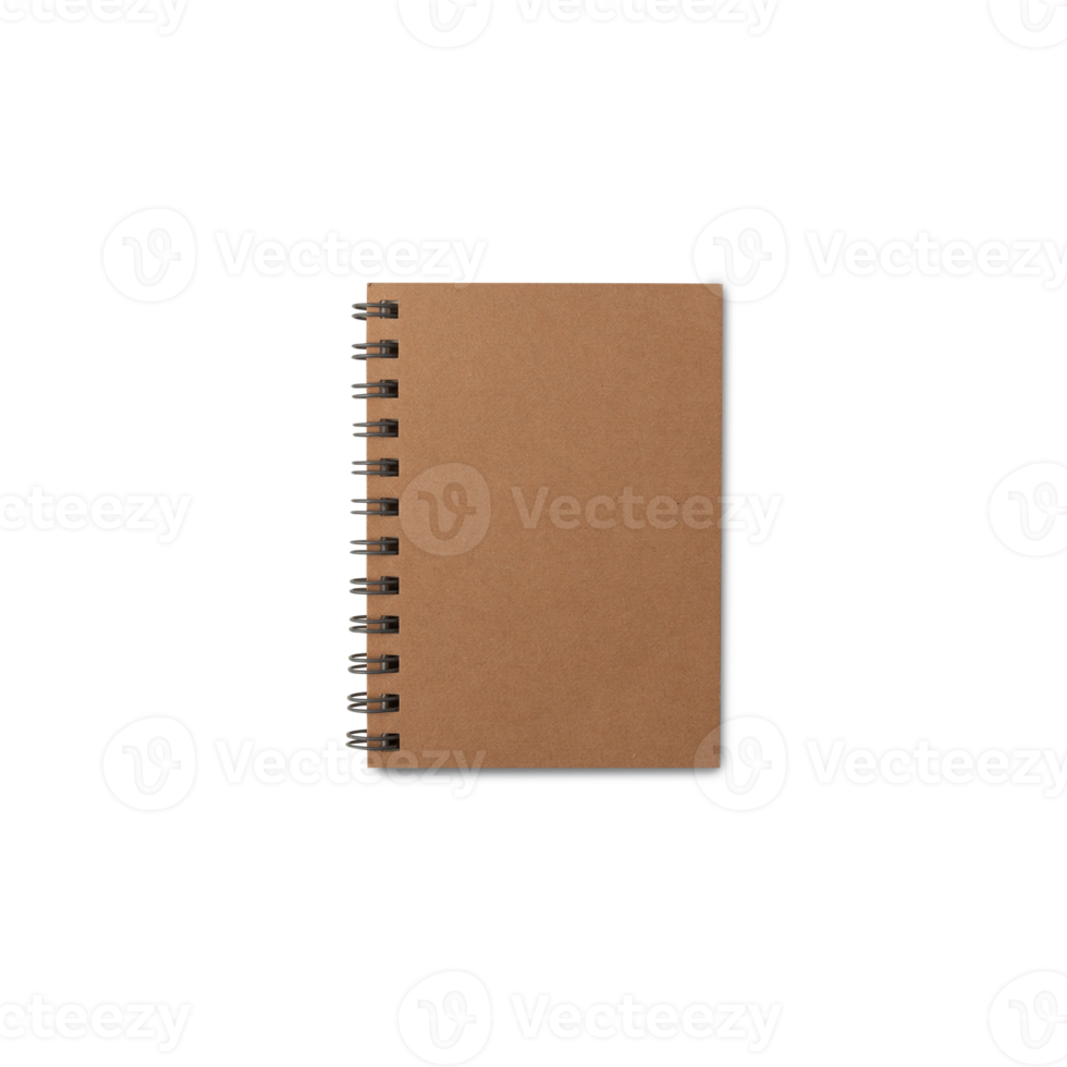 Notebook mockup, cutout png