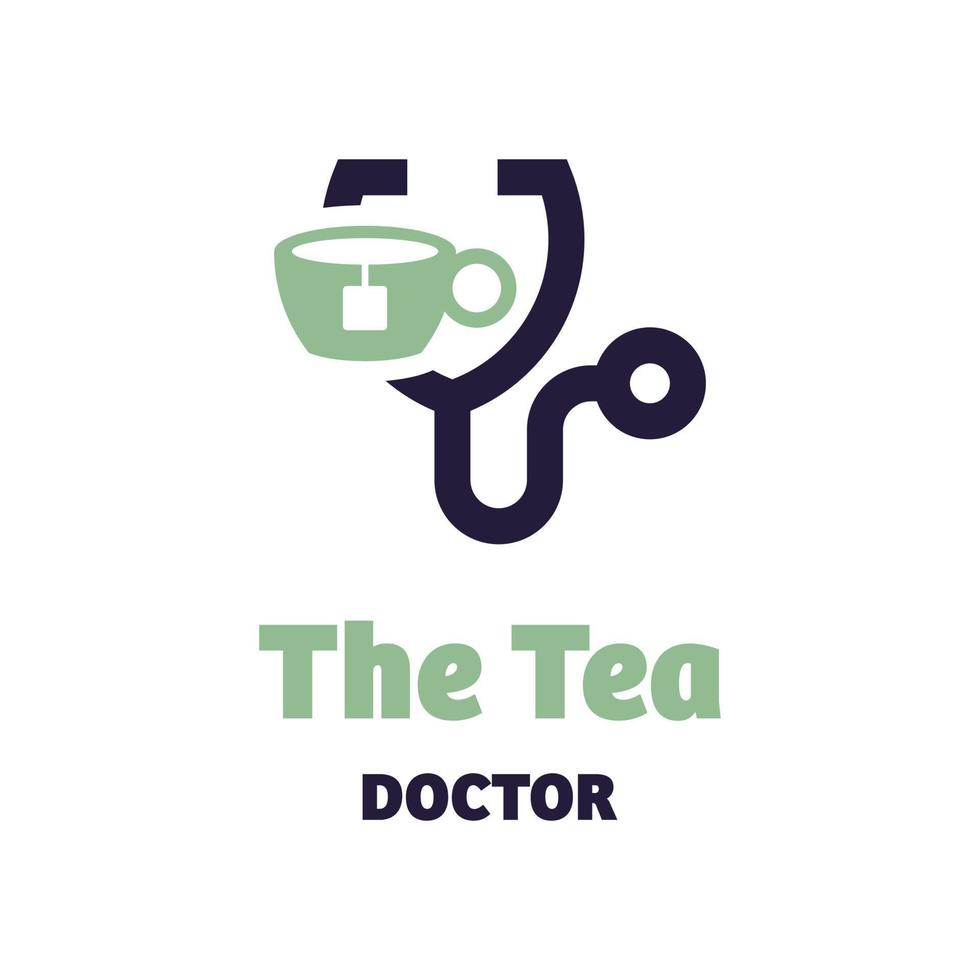 The Tea Doctor Logo vector