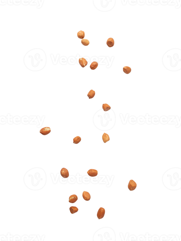 recorte de cacahuetes que caen, archivo png