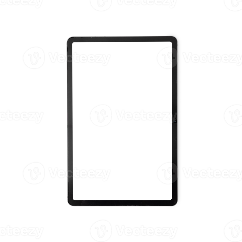 Tablet computer mockup, cutout png