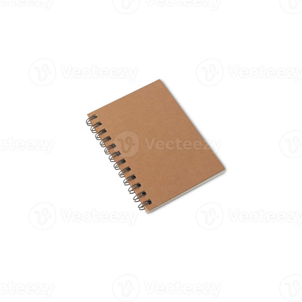 Notebook mockup, cutout png
