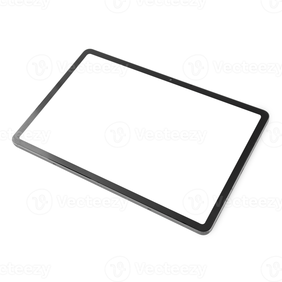 Tablet computer mockup, cutout png