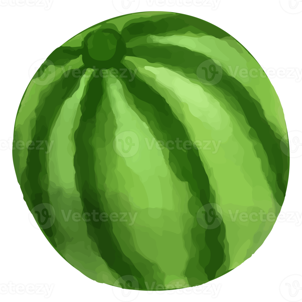 sandía acuarela, clipart de frutas pintadas a mano png