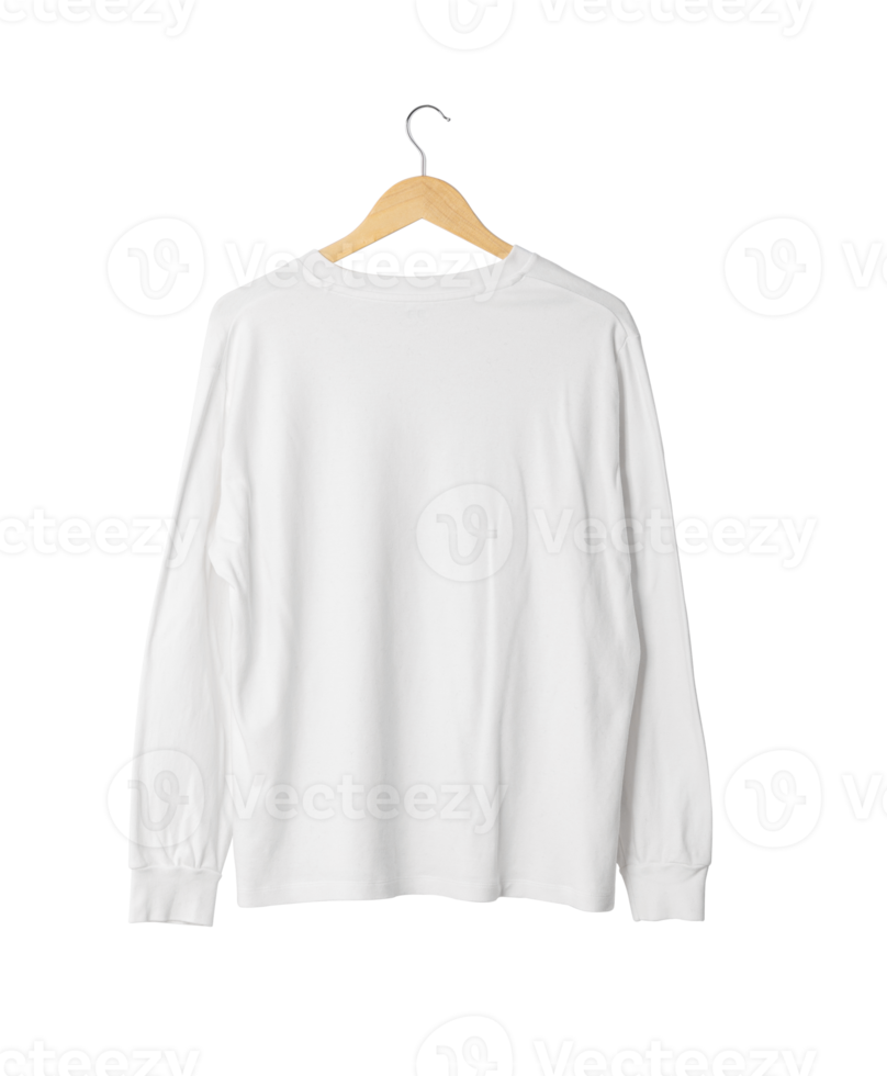 White sweater mockup hanging, Png file