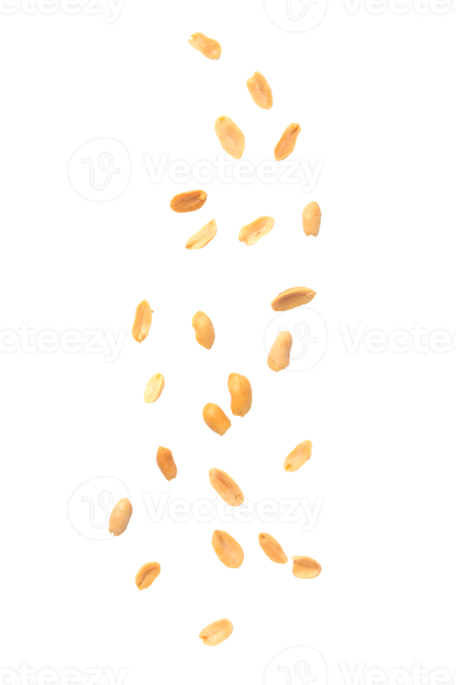 recorte de cacahuetes de sal que cae, archivo png