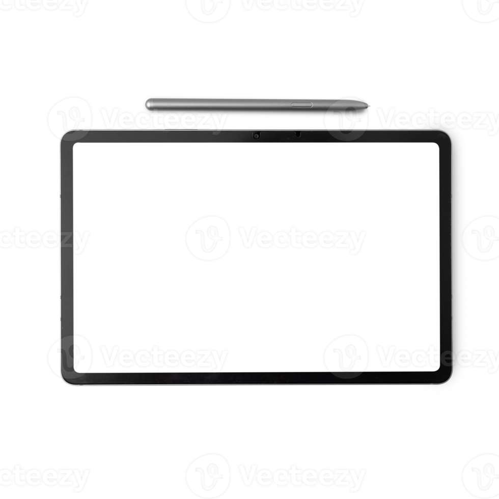 Tablet computer mockup, cutout png