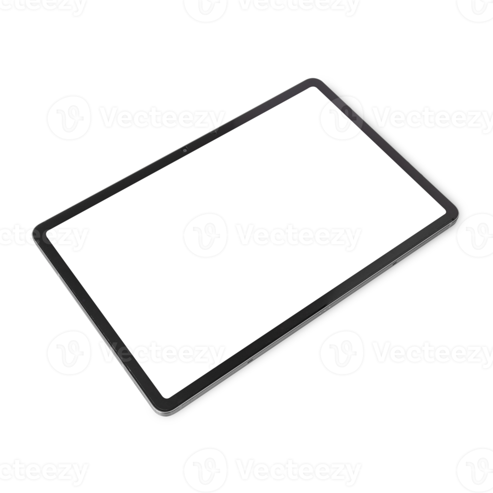 Tablet computer mockup, cutout png