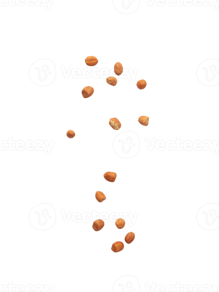 recorte de cacahuetes que caen, archivo png