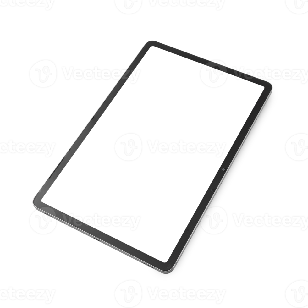 Tablet computer mockup, cutout png