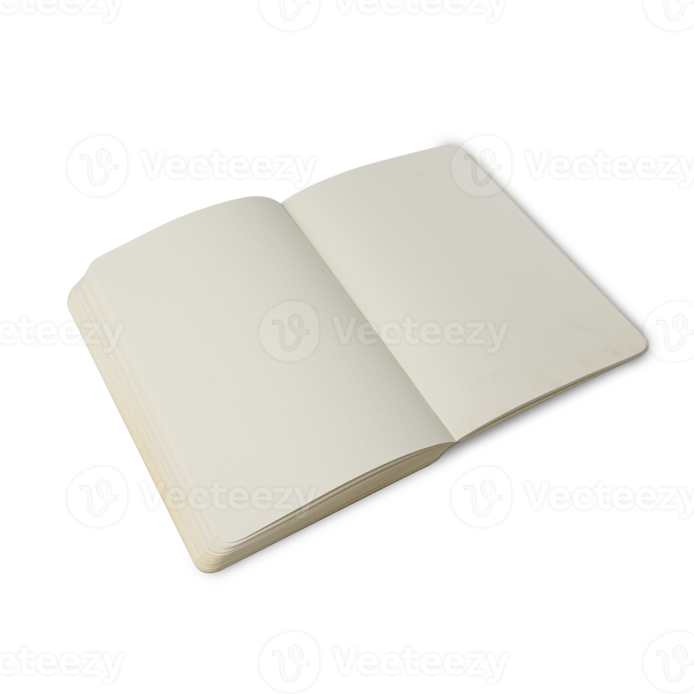 Notebook mockup, cutout png