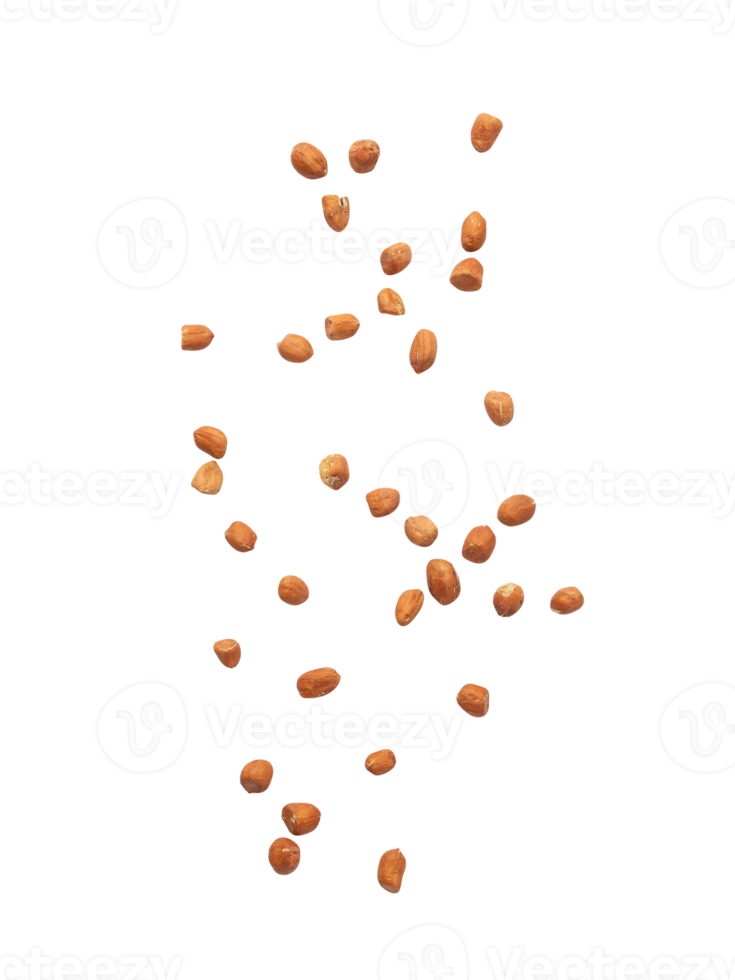 recorte de cacahuetes que caen, archivo png