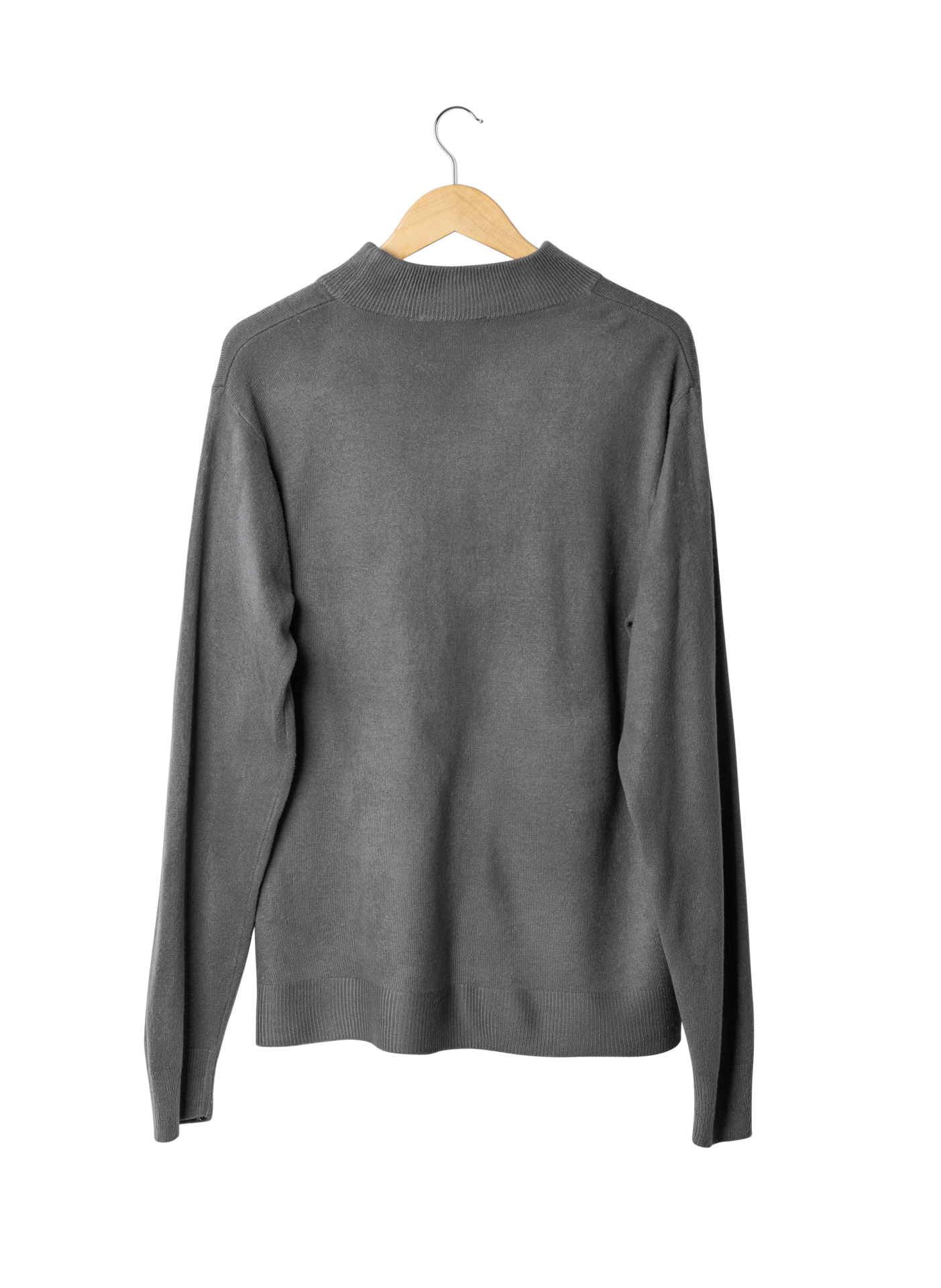 Gray long sleeve T shirt mockup hanging, Png file 8520746 PNG