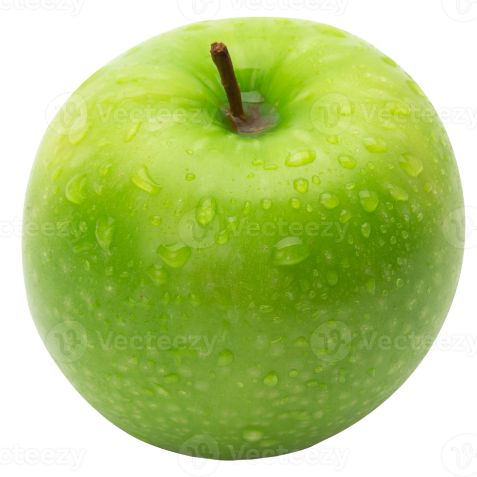 recorte de manzana verde, archivo png