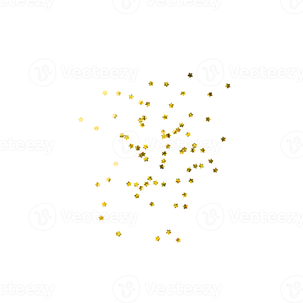 Sternkonfetti, Partydekorationsausschnitt, Png-Datei png