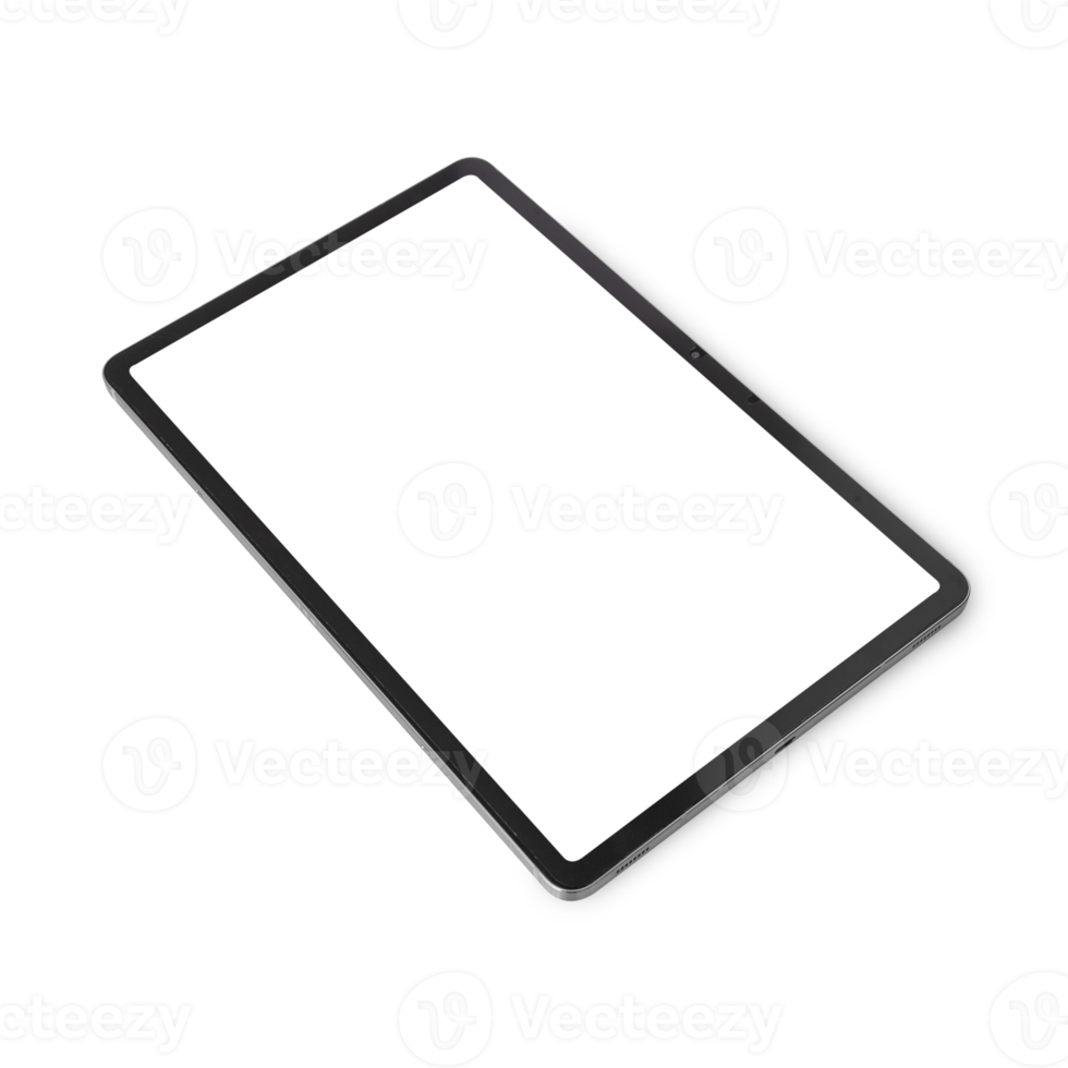 Tablet computer mockup, cutout png