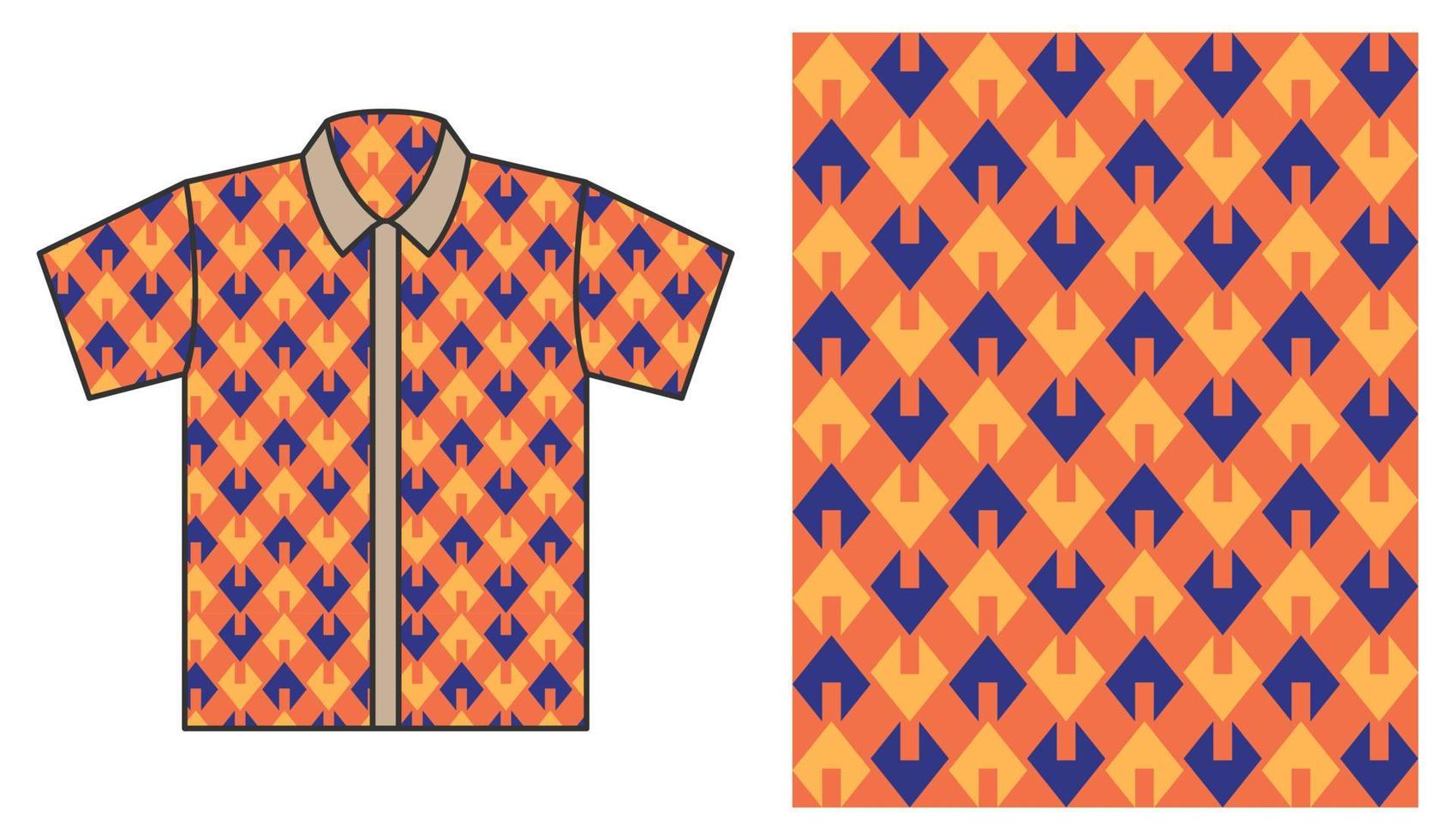 Bright plaid pattern vector design for shirt