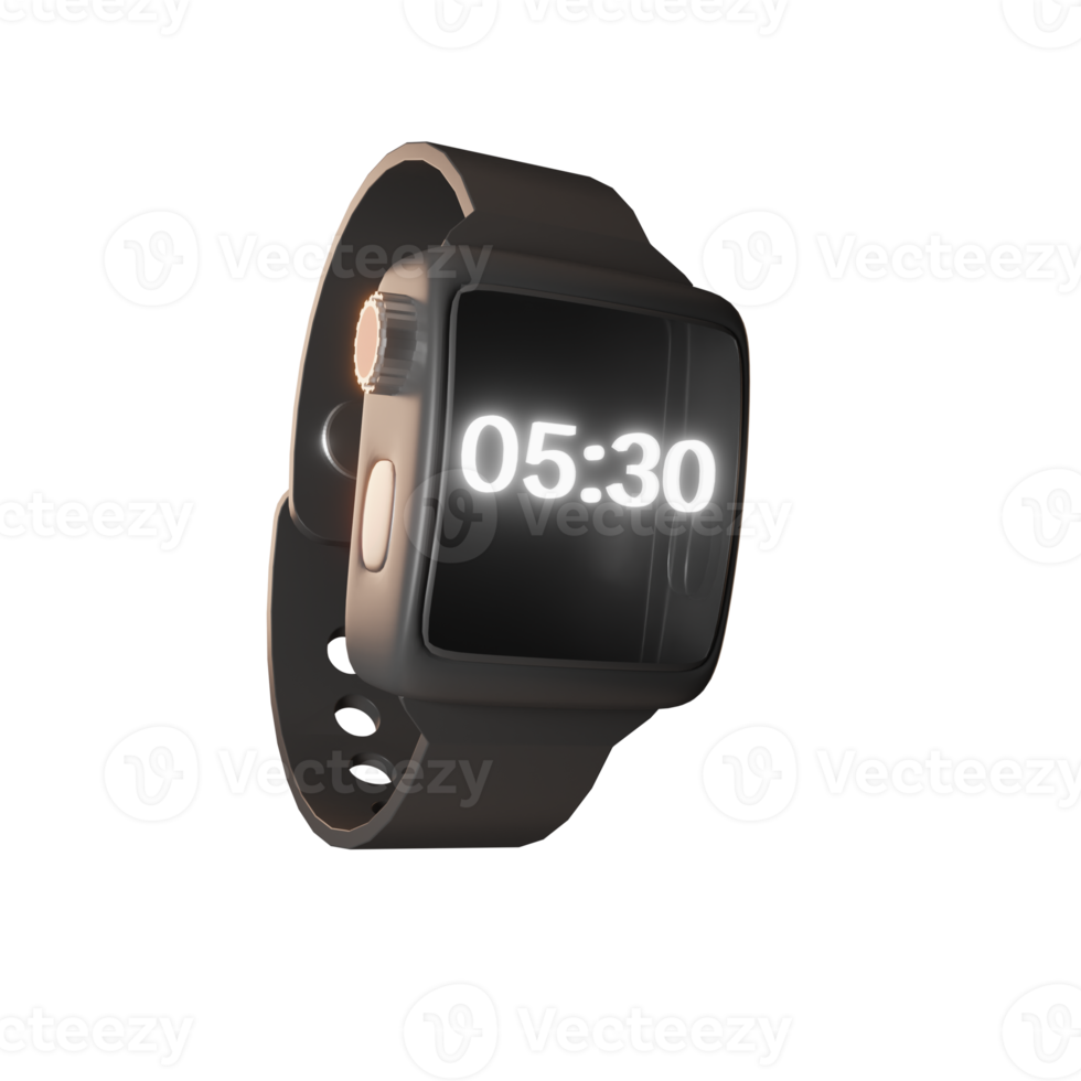 smart watch illustration 3d png
