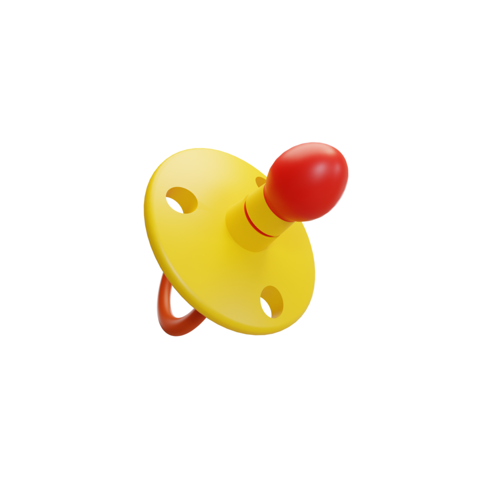 hochet jouets illustration 3d png