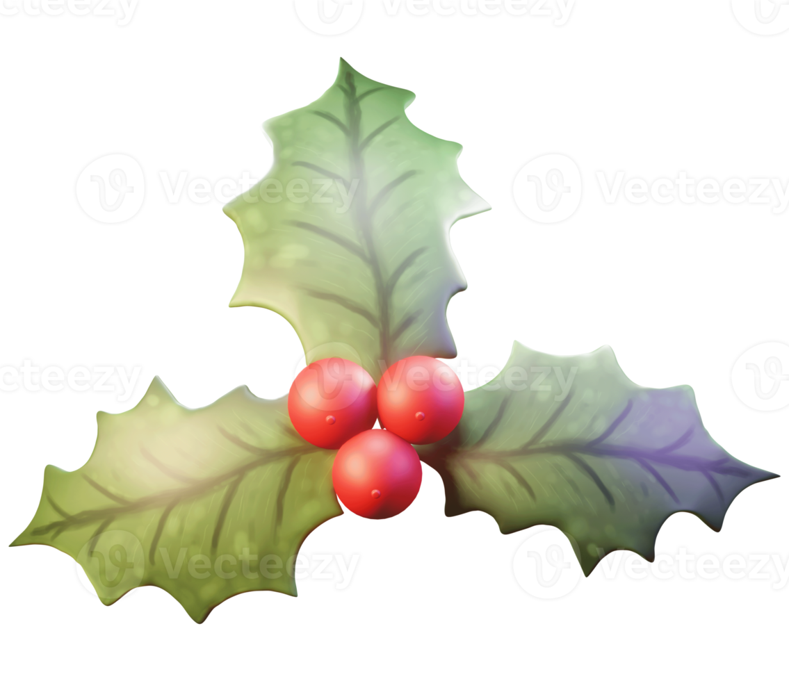 3D illustration, Christmas object, Flower poinsettia, for web, app, infographic, advertising, etc png