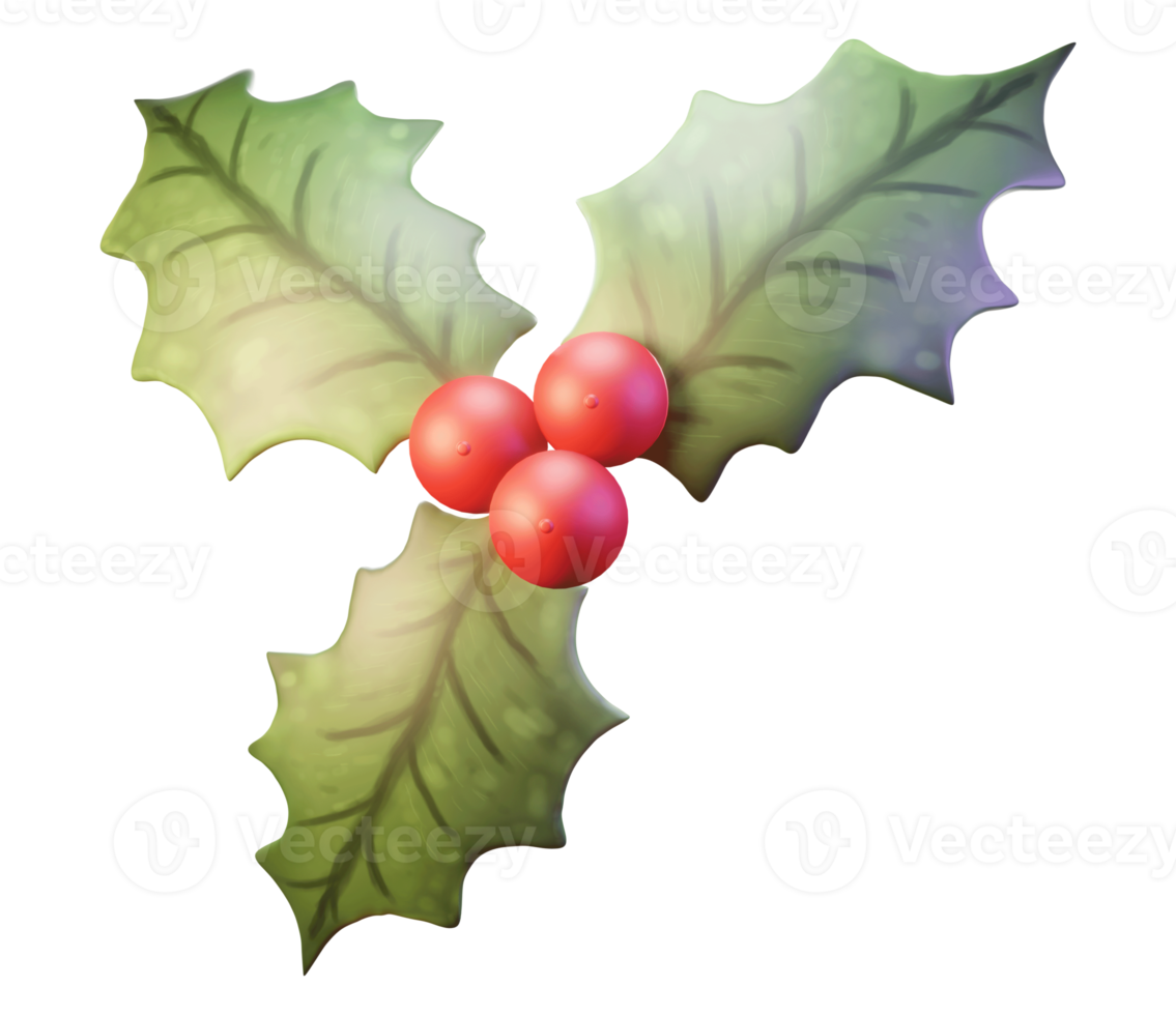 3D-illustration, julobjekt, blomma julstjärna, för webb, app, infographic, reklam, etc png