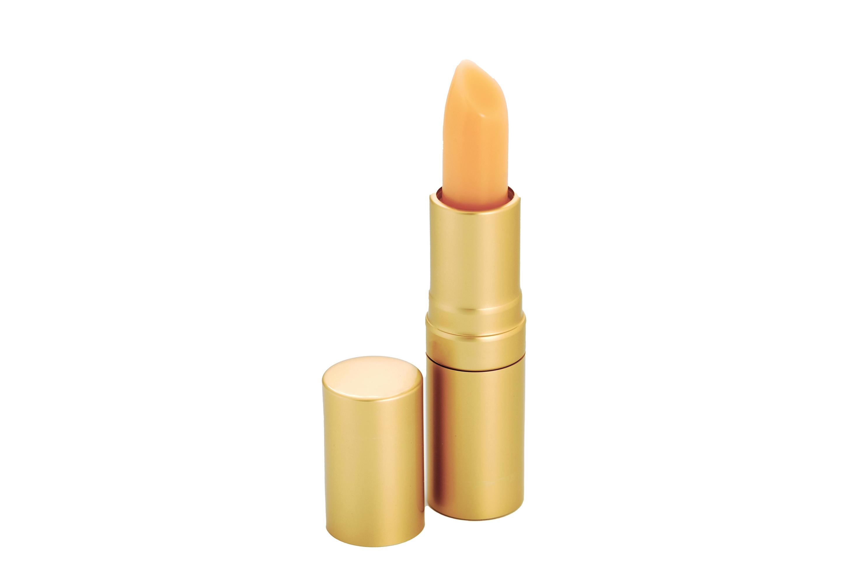 lipstick in a golden tube on a white background 8522422 Stock Photo at