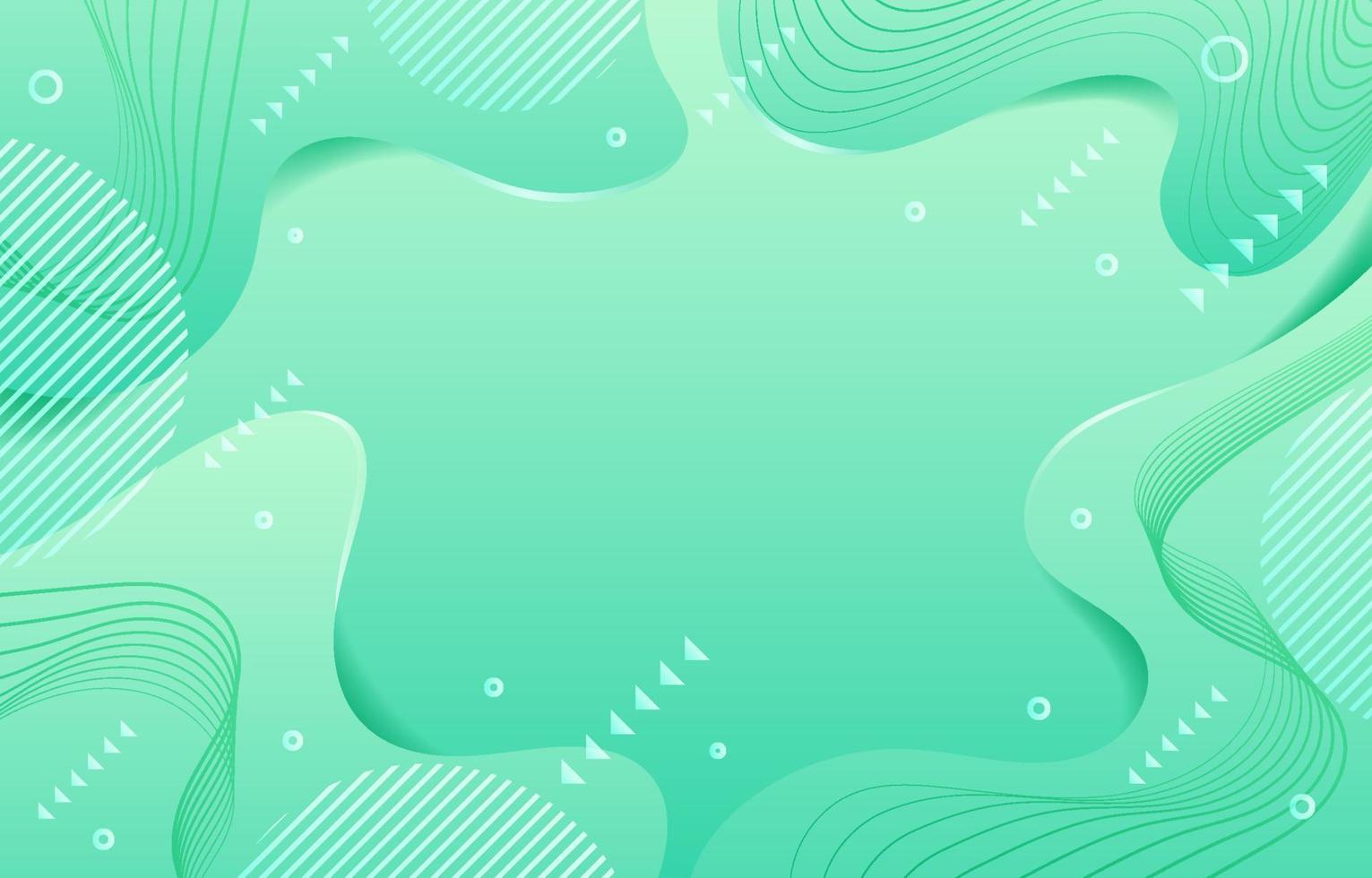 Abstract Flow Mint Background vector