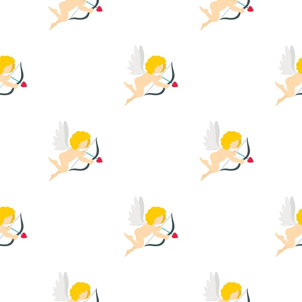 Amur or Cupid pattern seamless vector