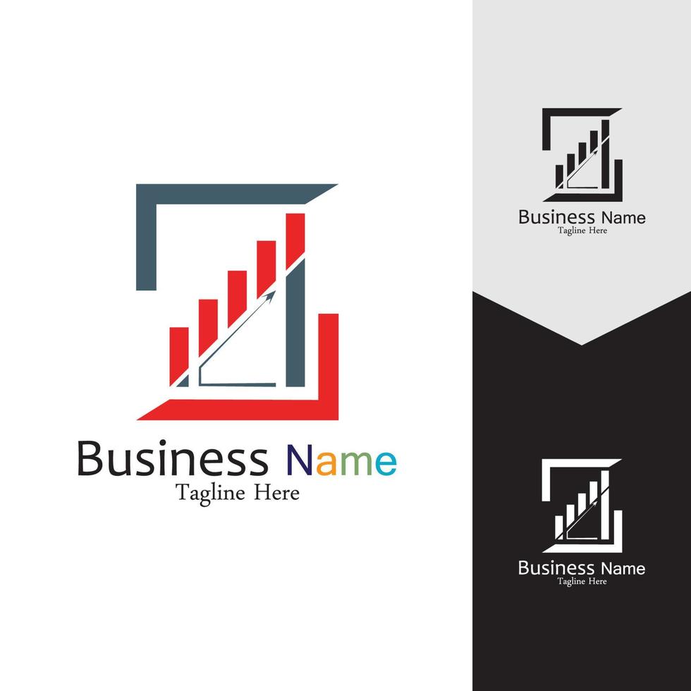 Business Marketing and finance vector logo concept template design