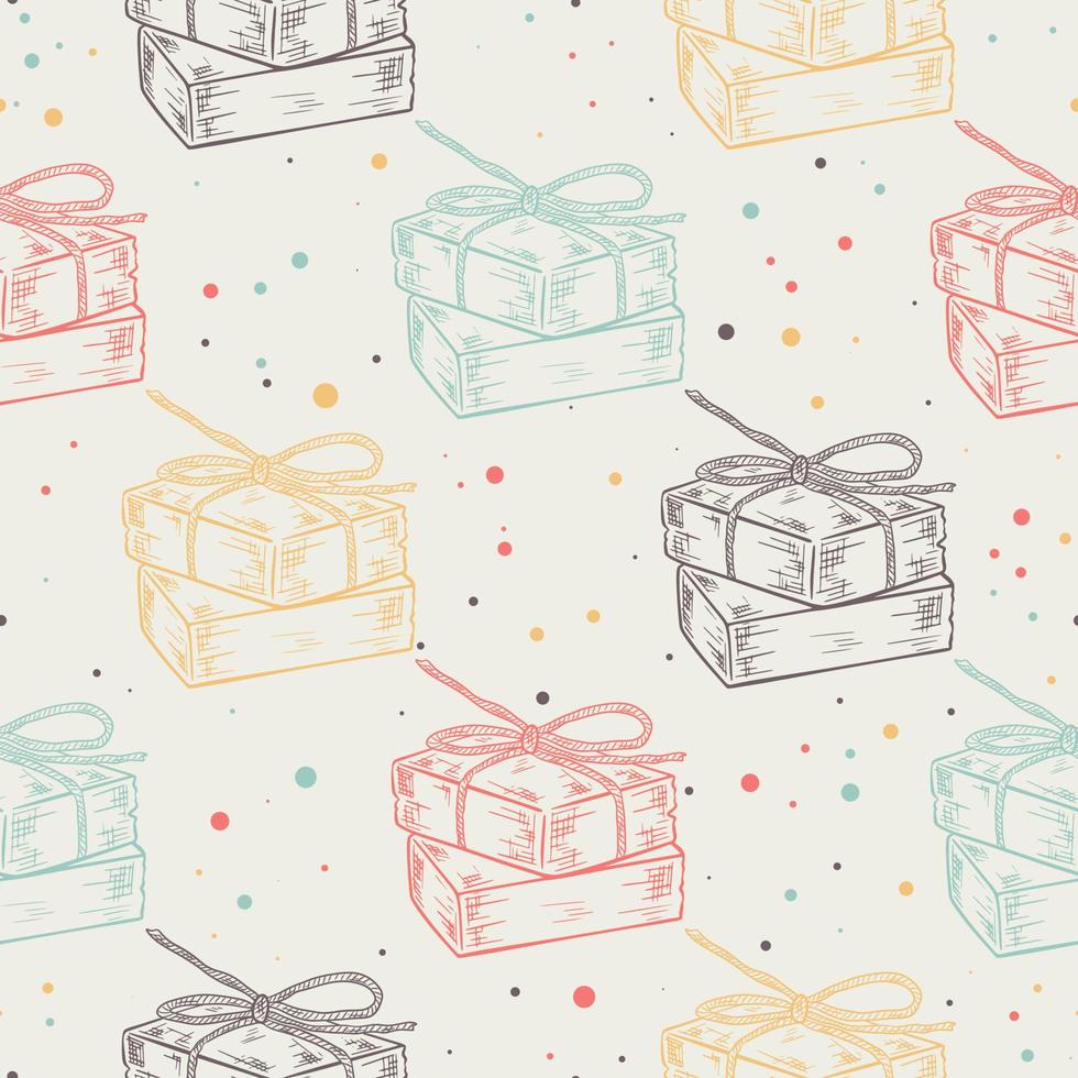 Handmade soap seamless vintage pattern vector illustration