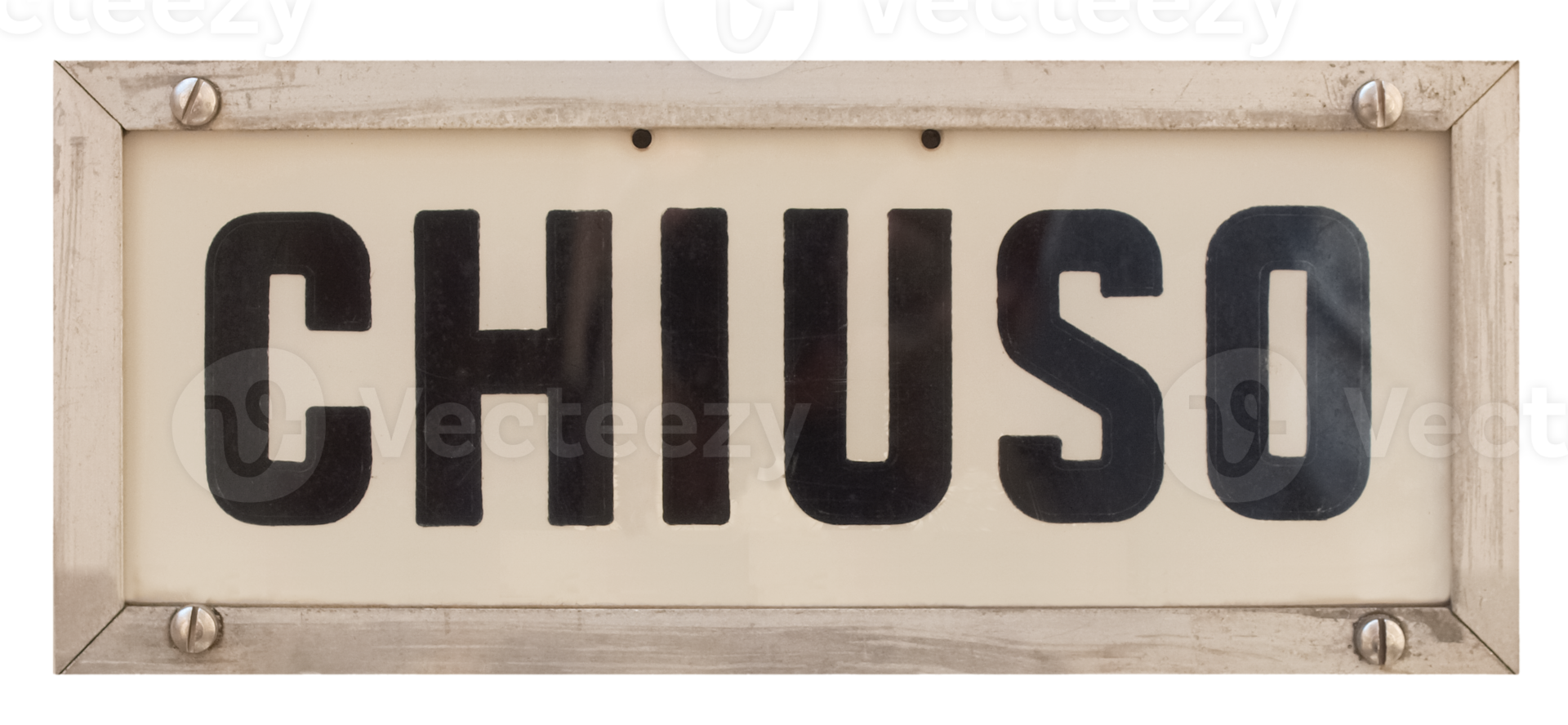 Chiuso Closed sign transparent PNG