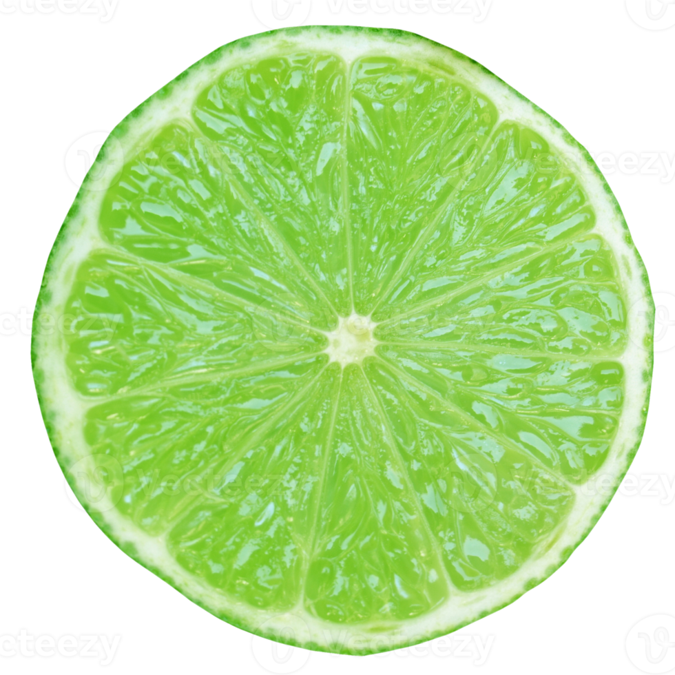 Limettenscheibe transparent png