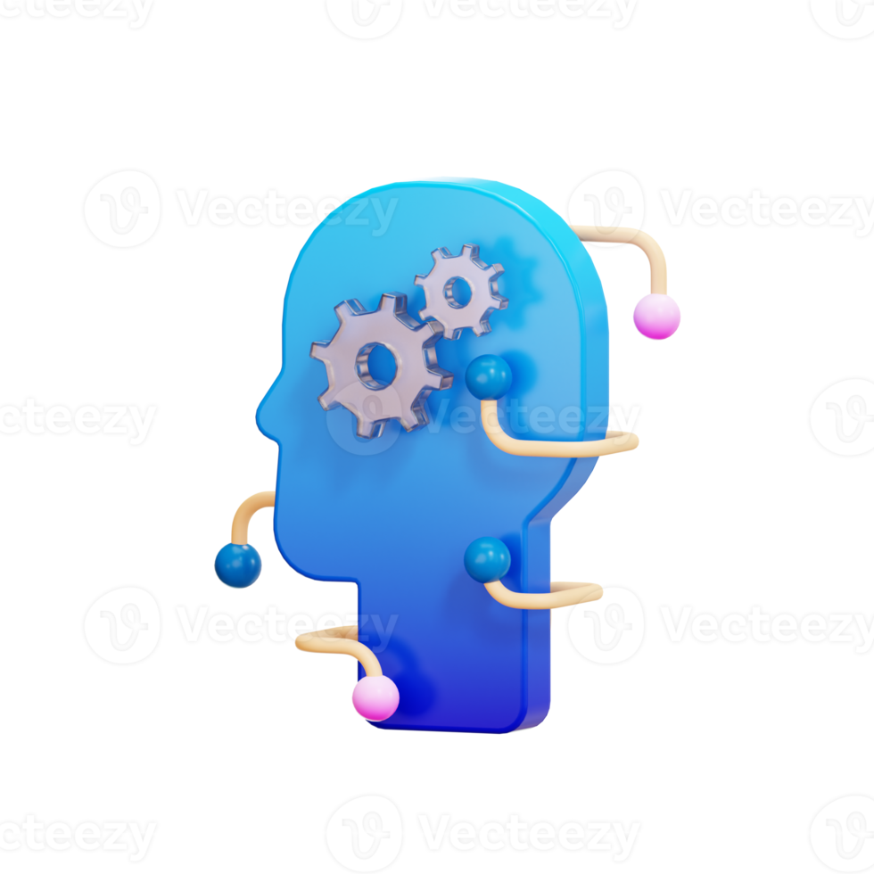 Biohacking Medical Icon, 3d Illustration png