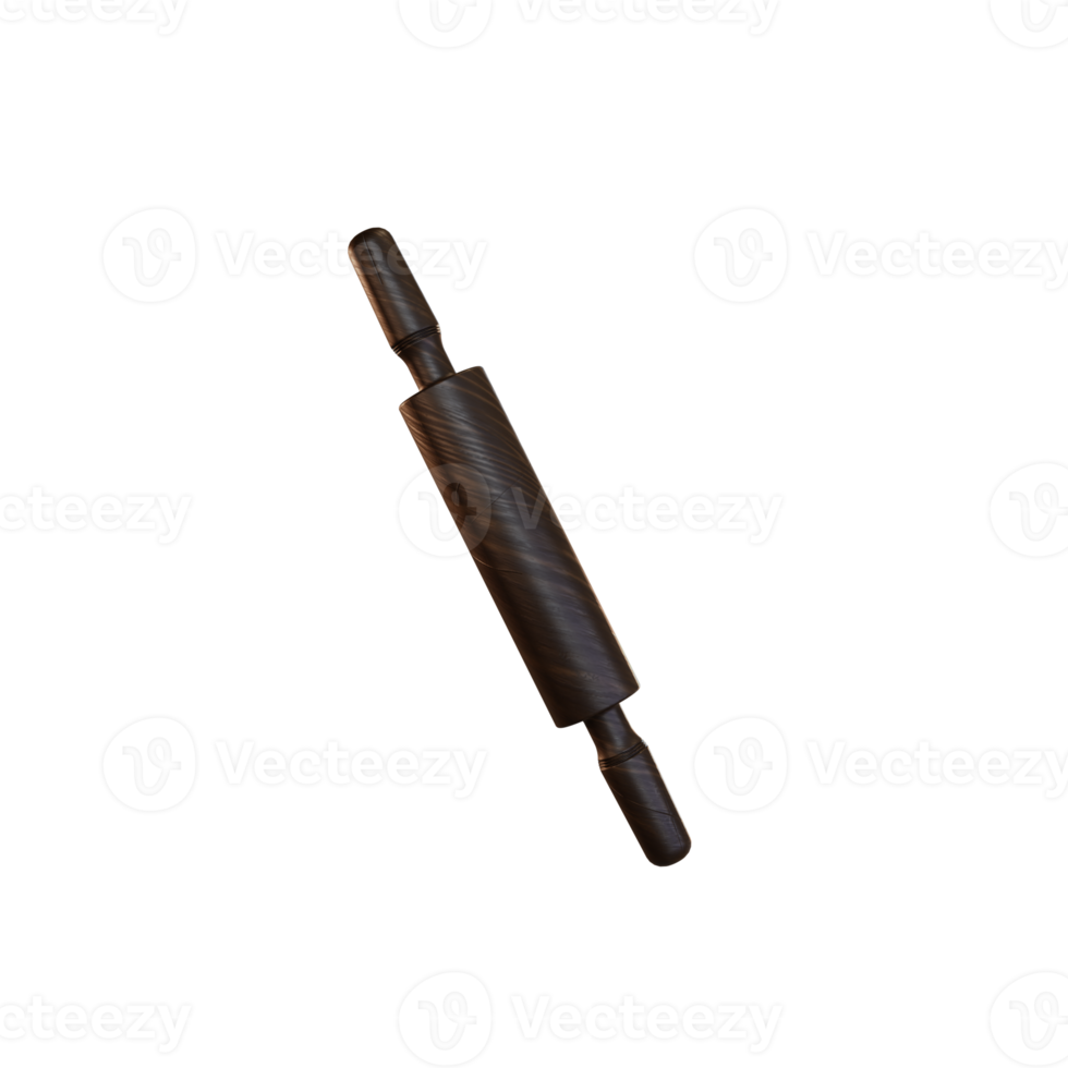 cuisine d'icône, conception 3d roulante en bois png