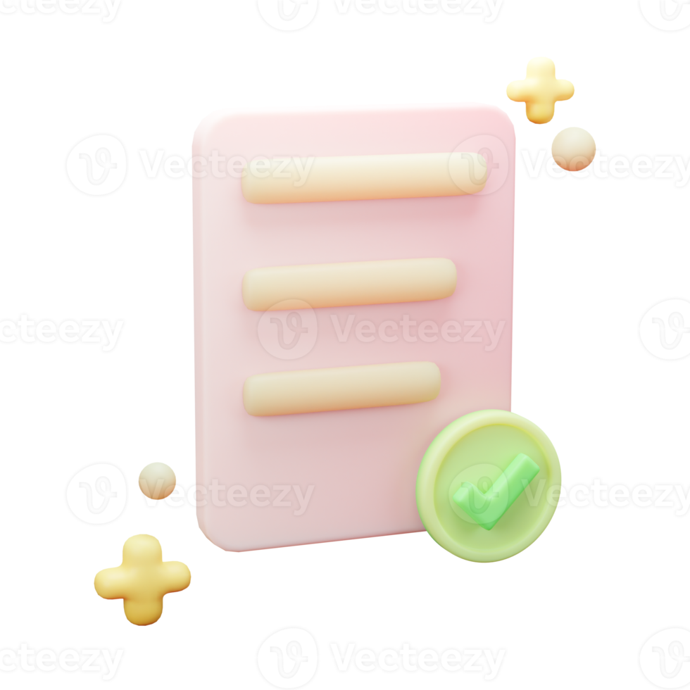 3D Business and Finance Icon, Success Report, Used For Web, App, Etc png