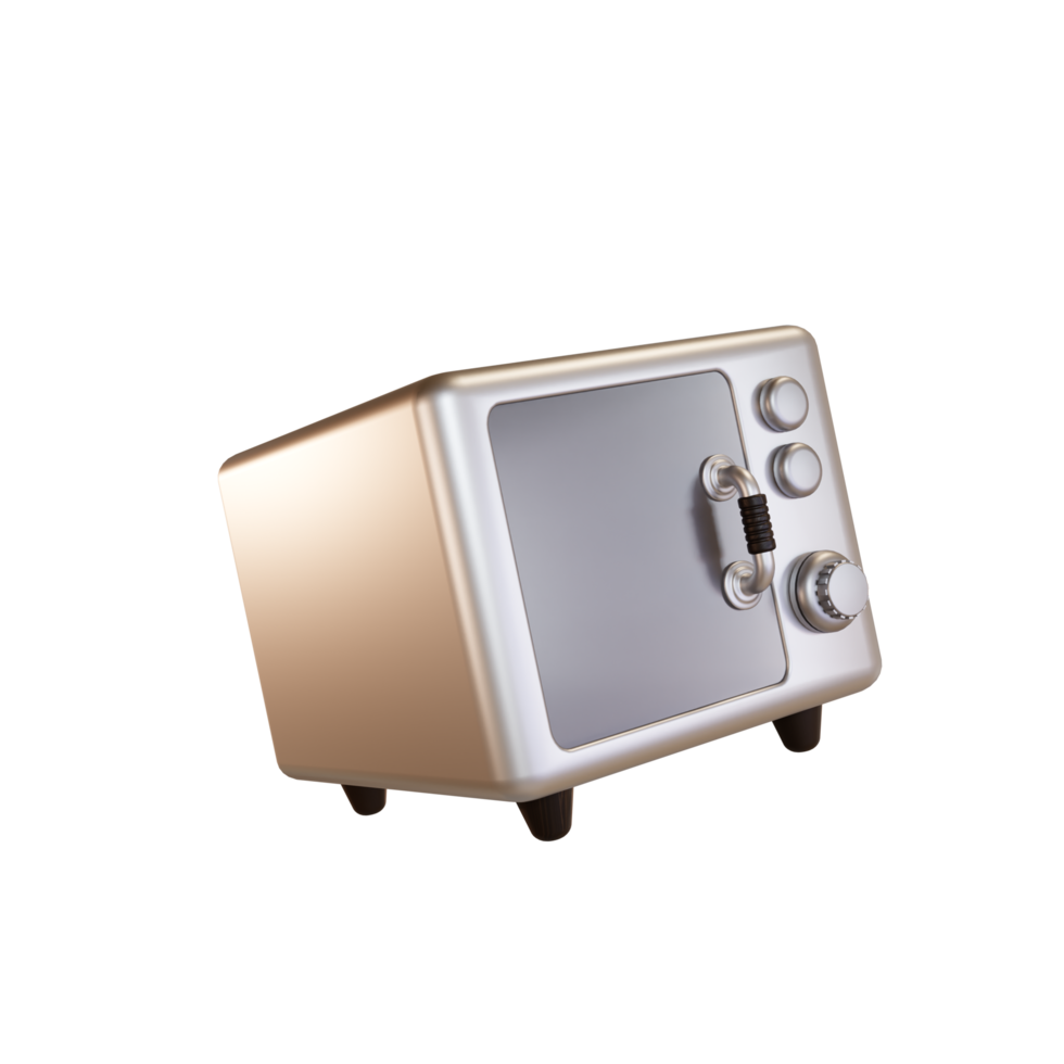 Icon-Küche, Mikrowelle 3D-Design png