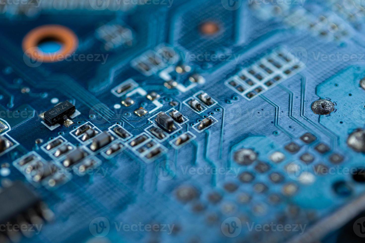 Circuit board computer background, electronic hardware texture photo