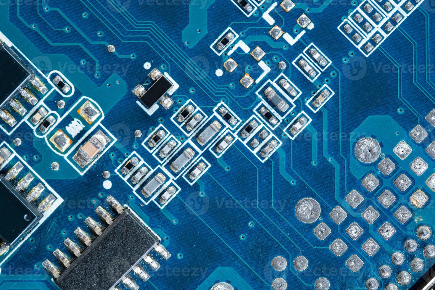 Circuit board computer background, electronic hardware texture photo