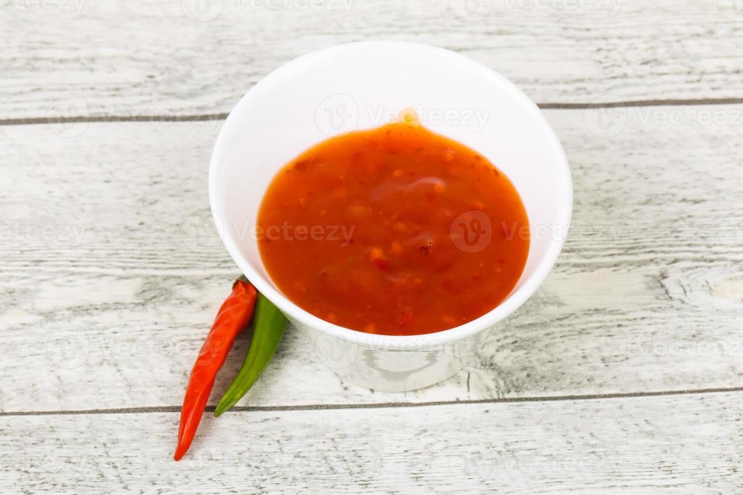 Sweet and spicy chilli sauce photo