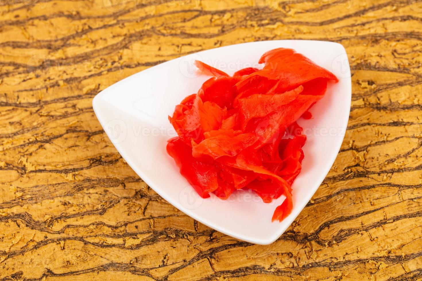 Pickled Ginger in the bowl photo