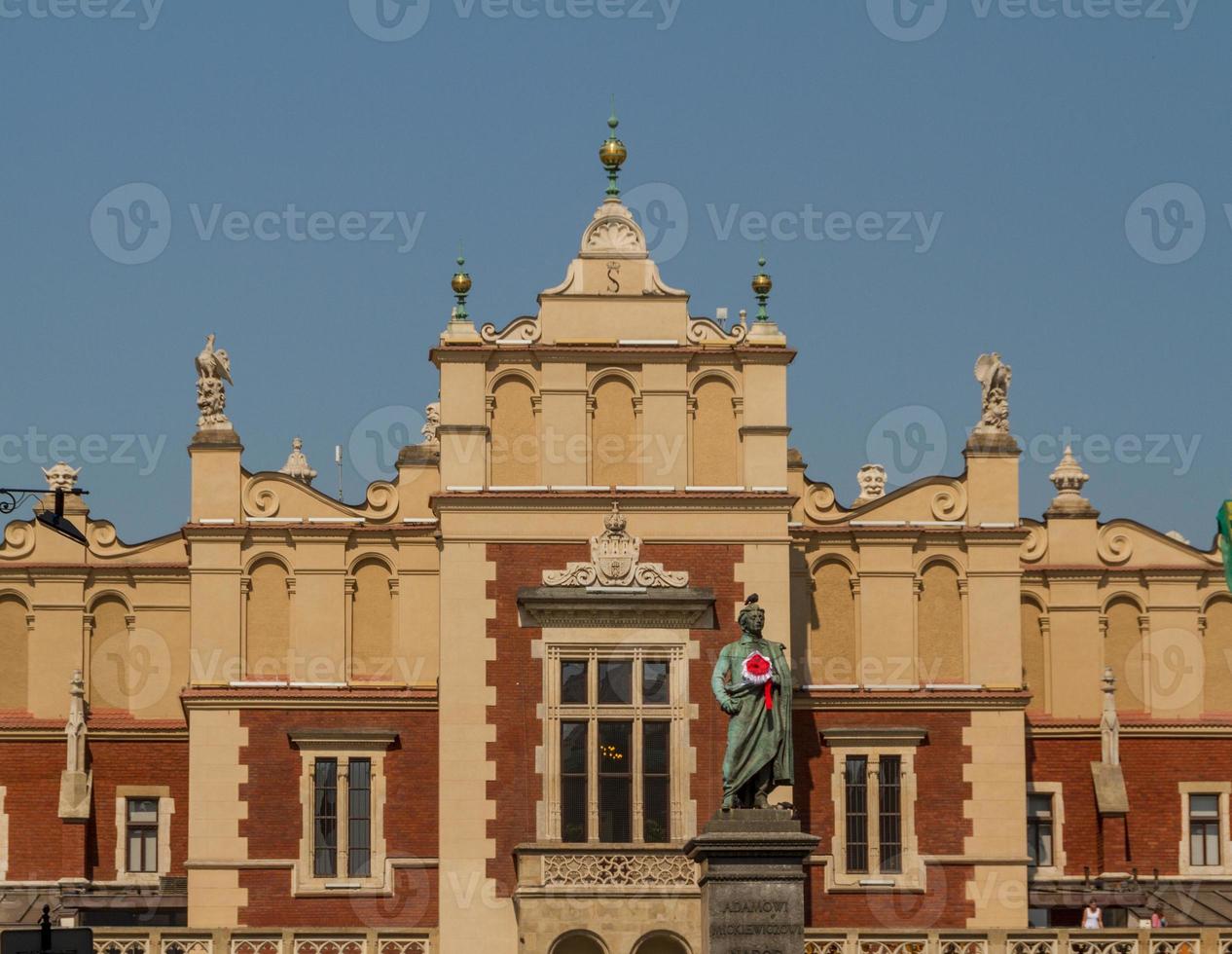 Sukiennice building in Krakow, Poland photo