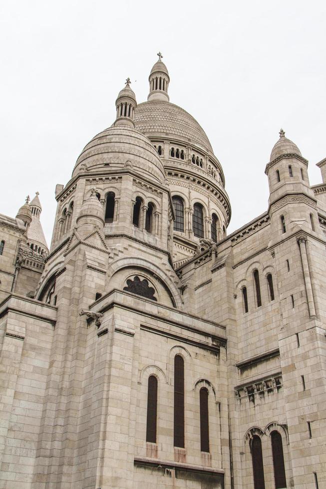 The external architecture of Sacre Coeur, Montmartre, Paris, France photo