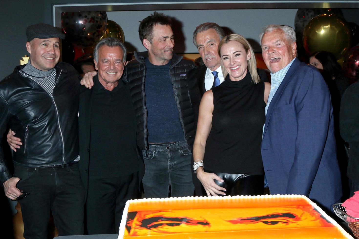 Billy Zane, Ray Wise, James Patrick Stuart, Eric Braeden, Jennifer ODell, and Guest at the Eric Braeden 40th Anniversary Celebration on The Young and The Restless on February 7 2020 in Los Angeles, CA photo