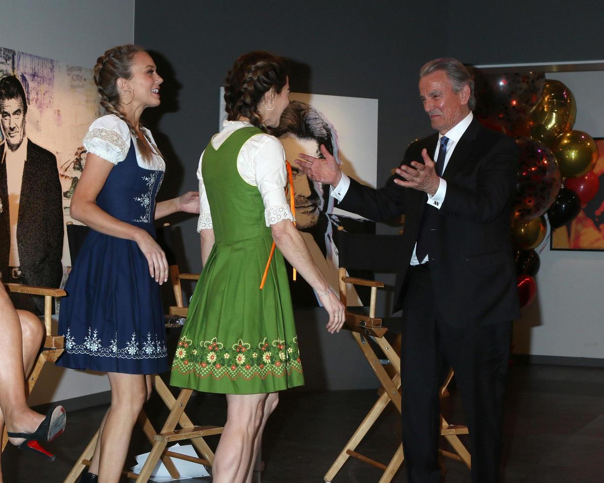 FEB 7 - Melissa Ordway, Amelia Heinle, and Eric Braeden at the Eric Braeden 40th Anniversary Celebration on The Young and The Restlesson February 7, 2020 in Los Angeles photo