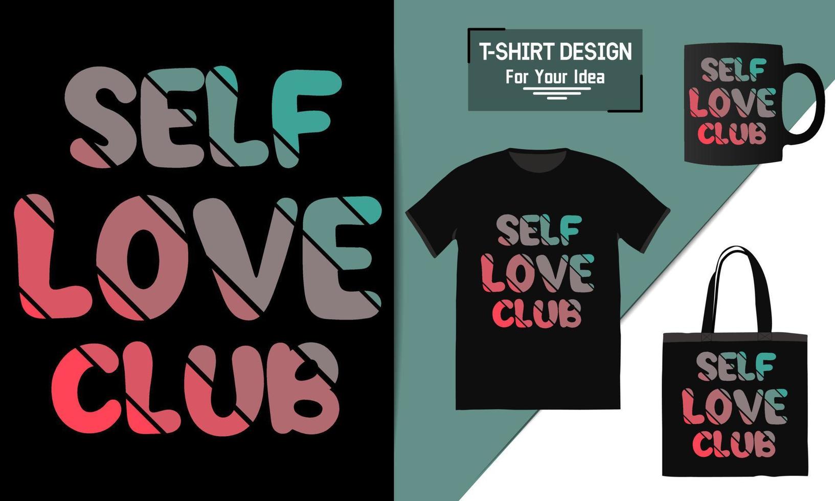 club de amor propio eres suficiente sé amable luz buenas vibraciones solo afiche motivacional, cita motivacional, plantilla de vector de diseño de tipografía de texto para camiseta, diseño de camiseta premium