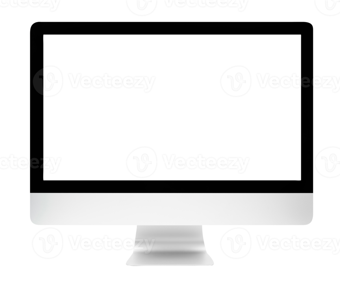 recorte de maquete de computador desktop, arquivo png