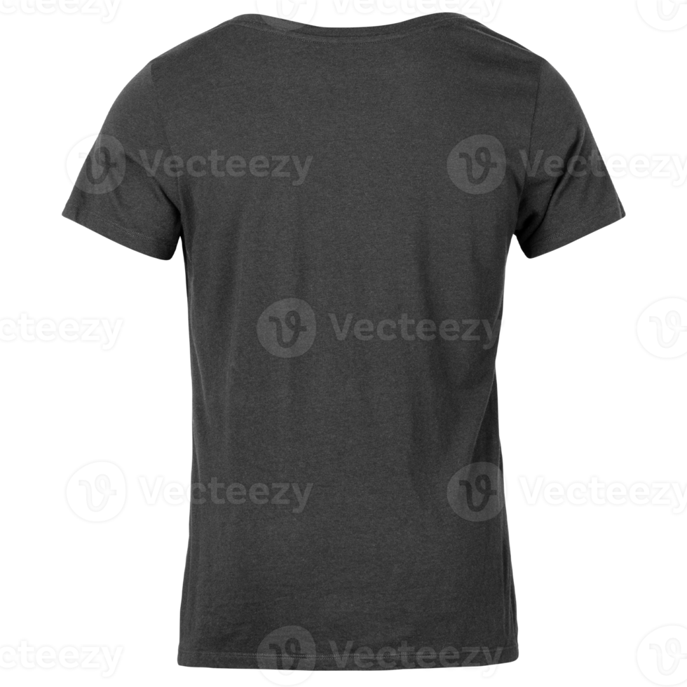 Gray T shirt mockup cutout, Png file