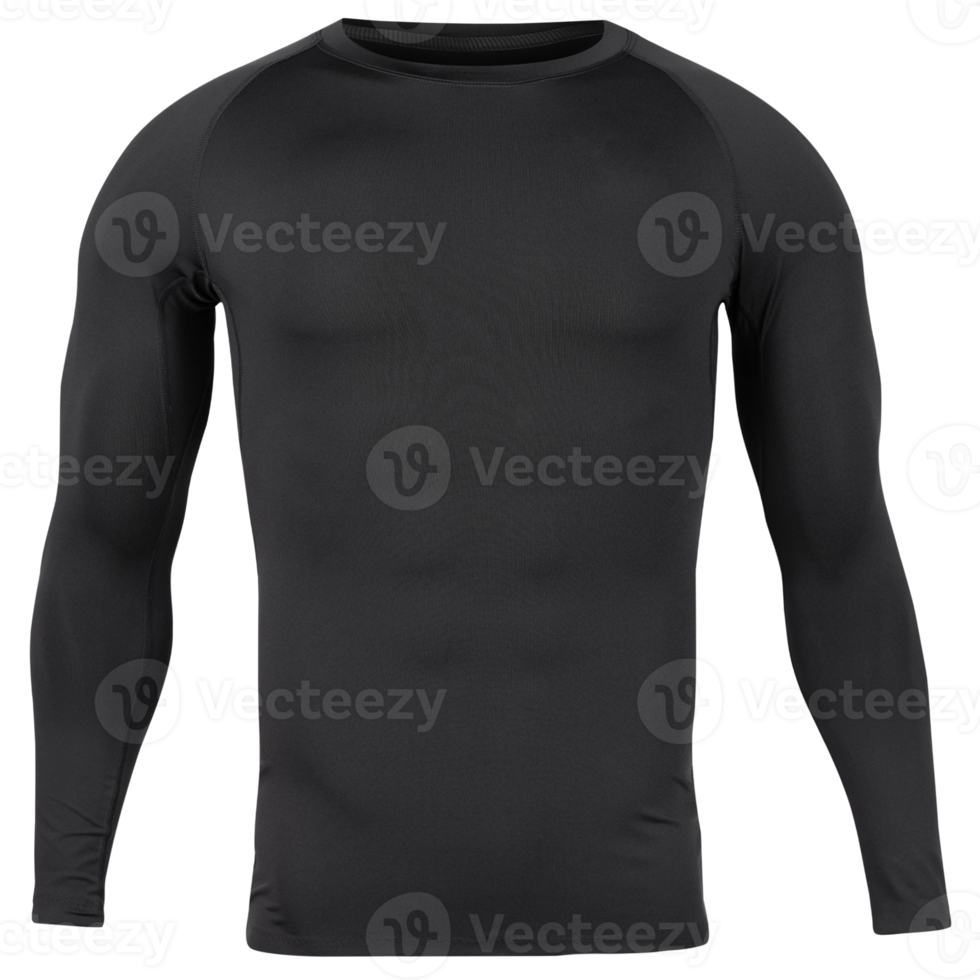 Sport long sleeve T shirt cutout, Png file