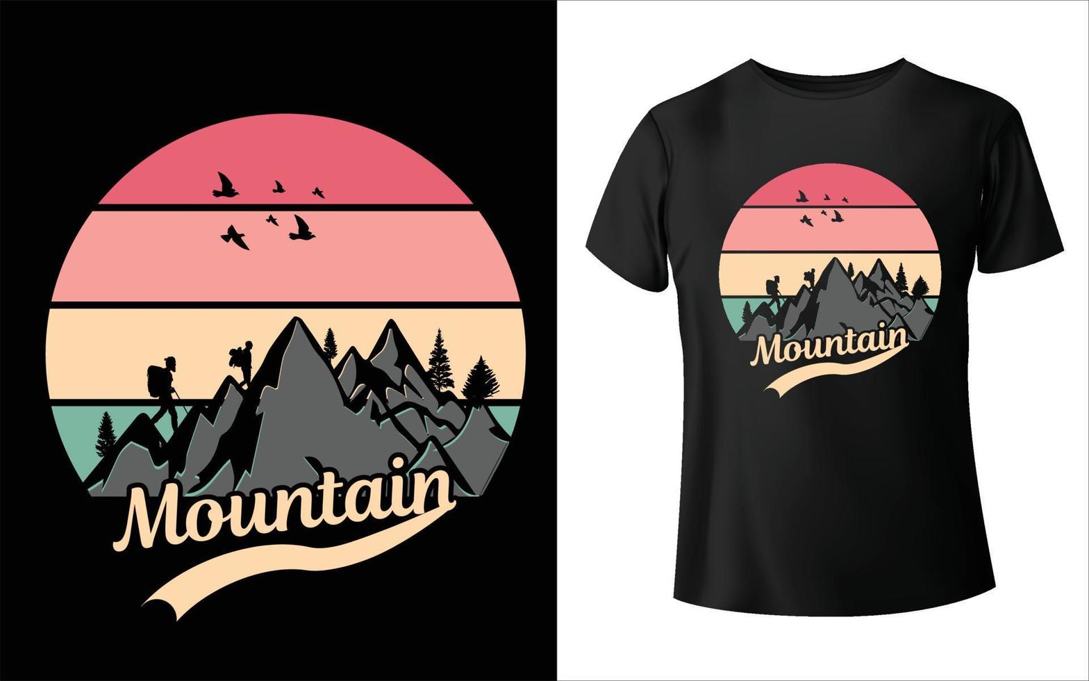 Mountain camping T Shirt design 8530144 Vector Art at Vecteezy